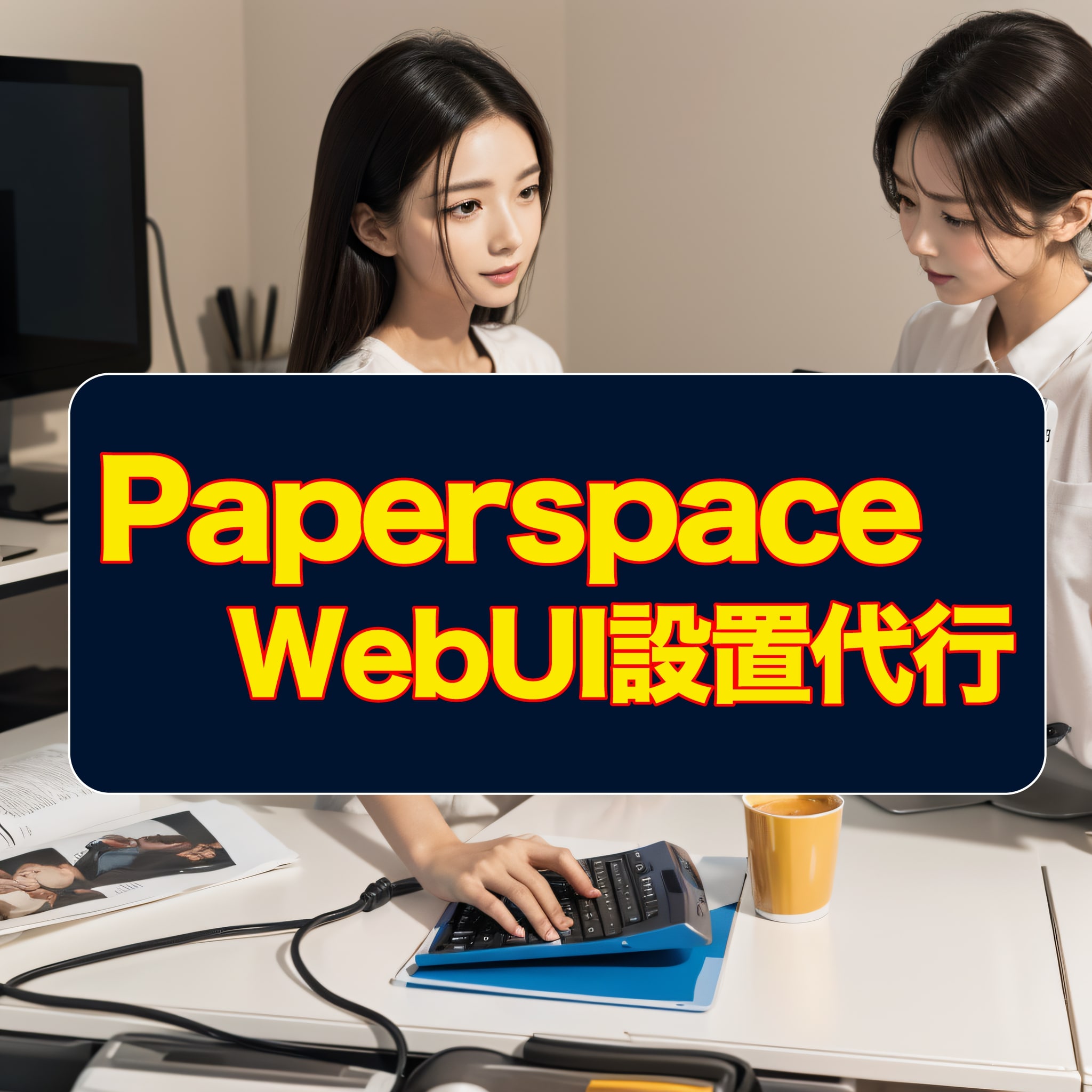PaperspaceでのWebUI設置代行承ります。